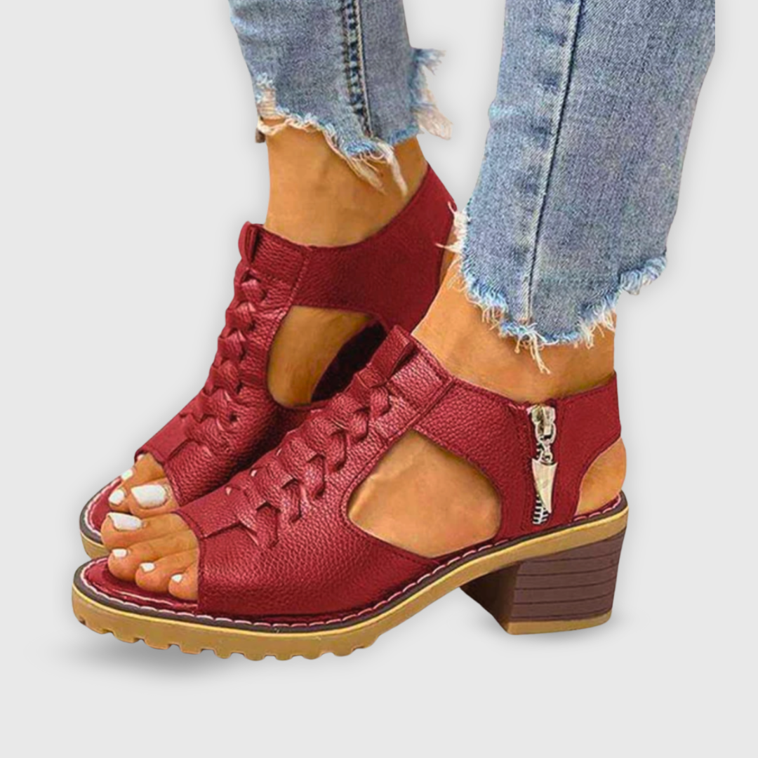 Natalie | Stylish Summer Chunky Heel Sandals