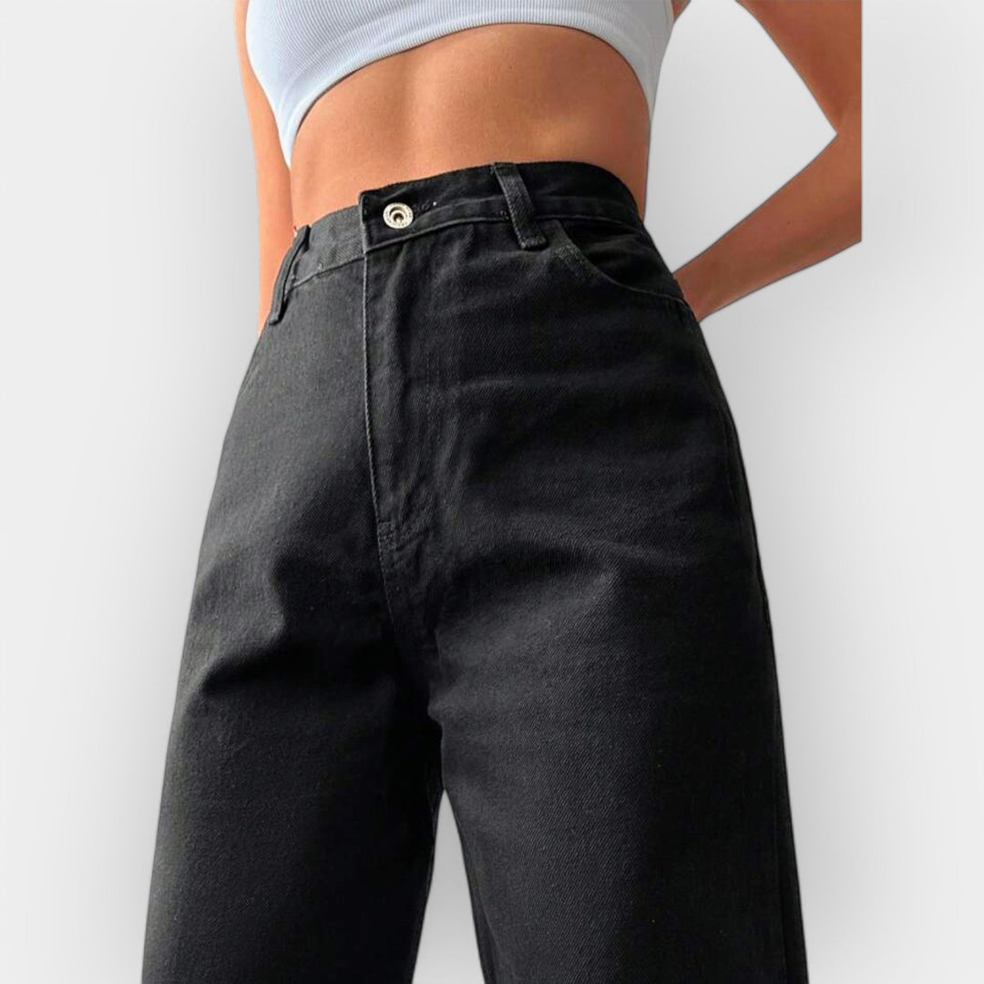 Wide Leg High Waisted Jeans