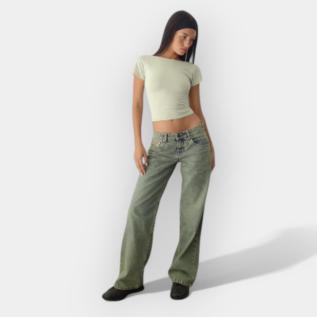 Low-Waist Denim