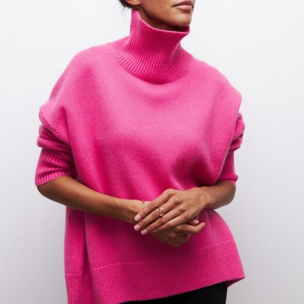 AVERY - ELEVATED NECK PULLOVER