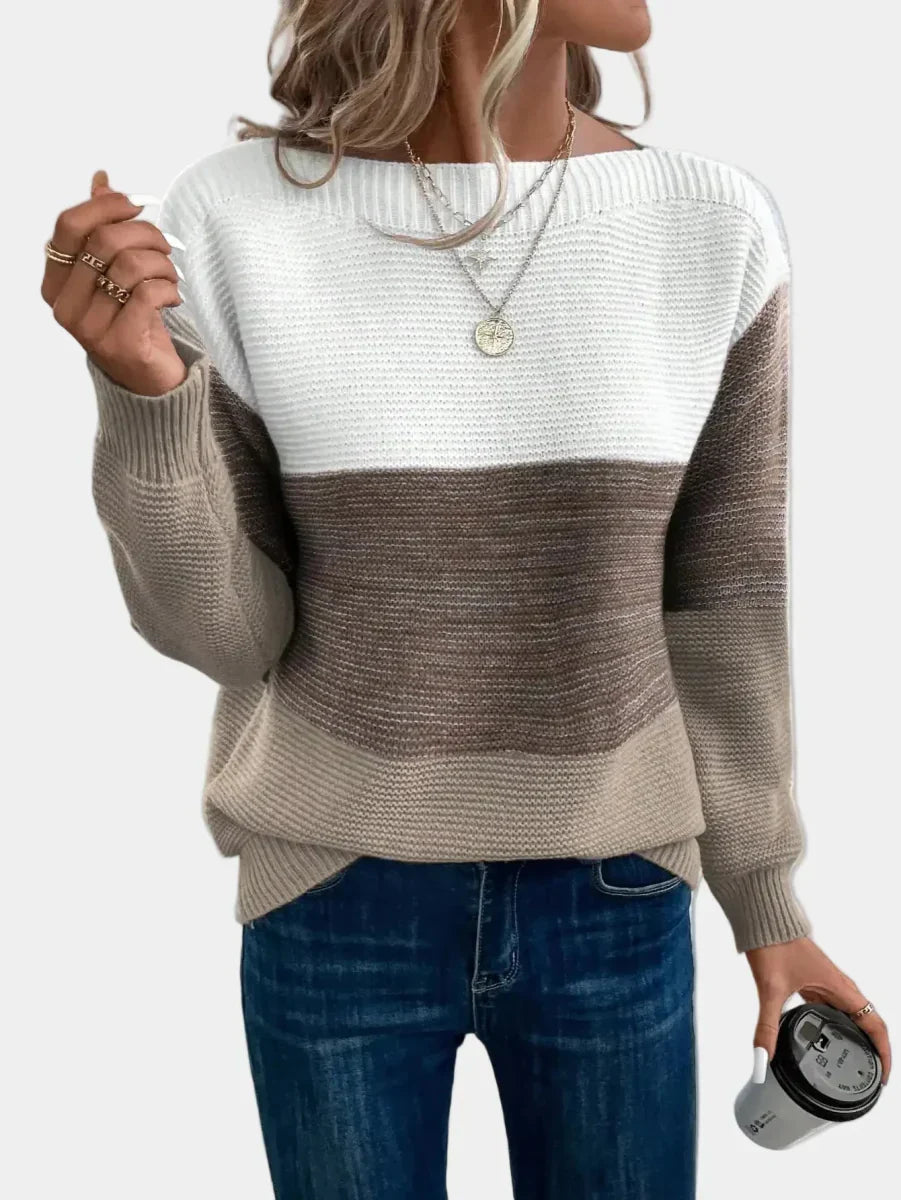 CYRALINE - CHIC OMBRE KNIT SWEATER