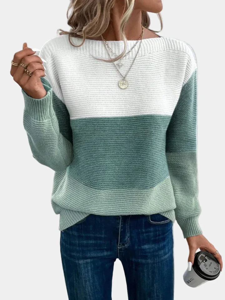 CYRALINE - CHIC OMBRE KNIT SWEATER