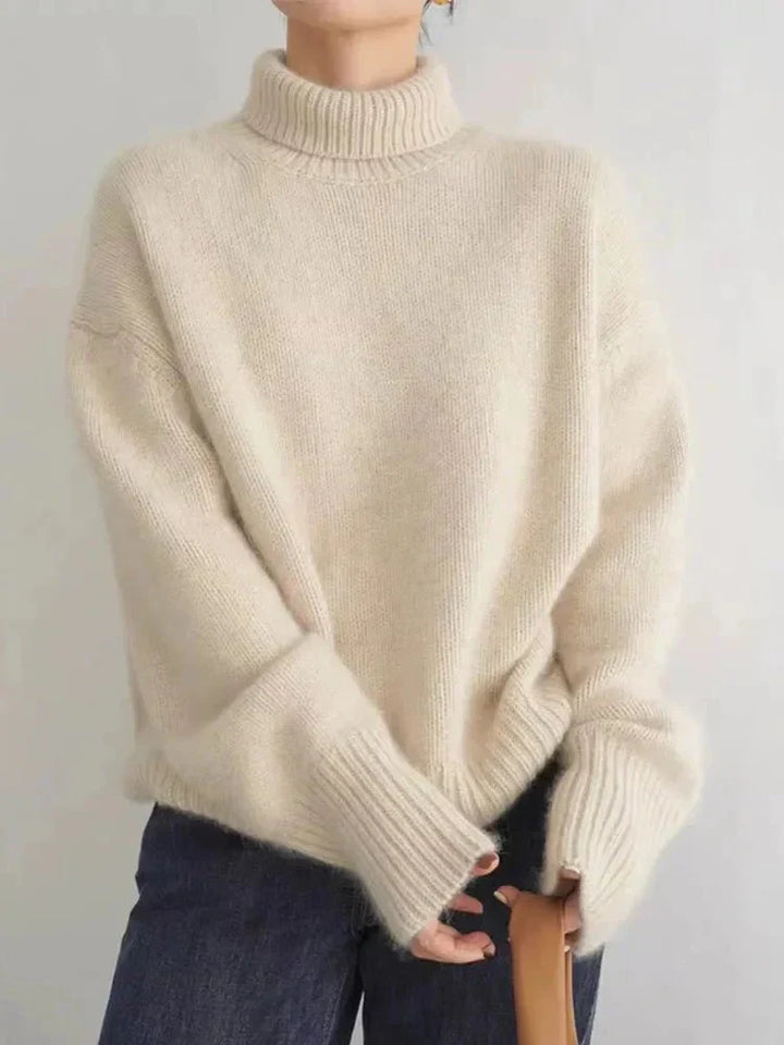 ISABELLA - ELEGANT HIGH COLLAR SWEATER