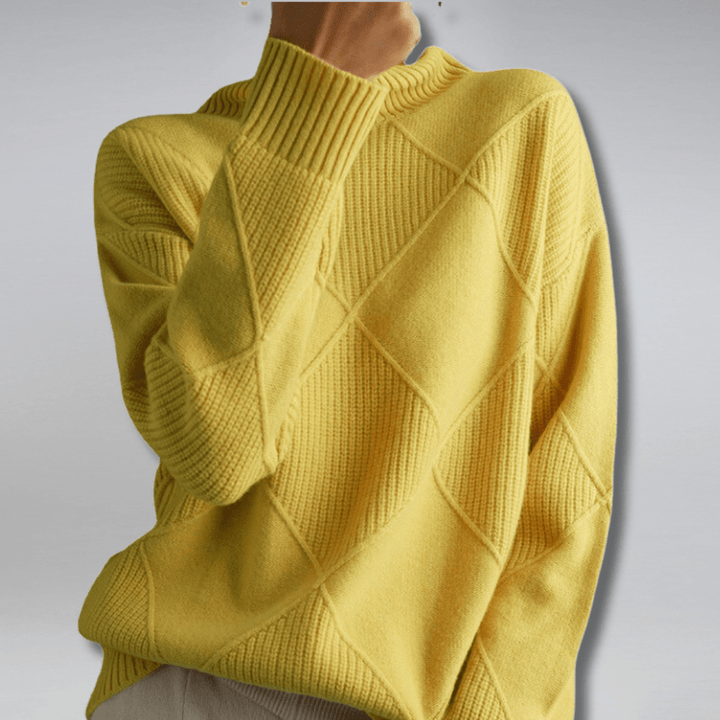 ISABELLE – ELEGANT TURTLENECK SWEATER FOR DAILY STYLE