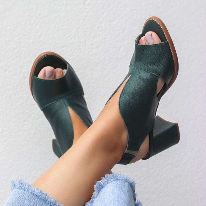 Nicole | Stylish Summer Mid-Heel Sandals