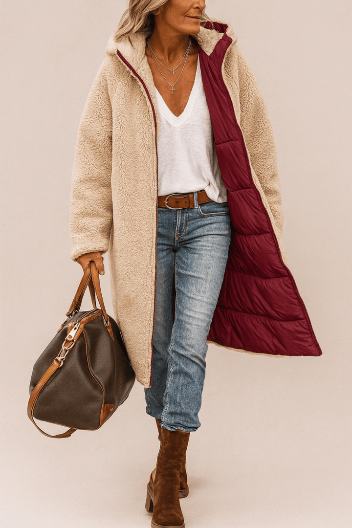 SASHA | LUXURIOUS REVERSIBLE SOFT COAT